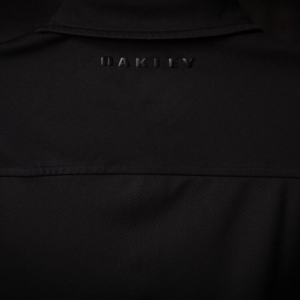 Oakley HydroLix Black Orange Striped Polo (L) ⛳️ - Picture 14 of 14